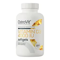 Вітамін D3 OstroVit Vitamin D3 4000 IU, 120 капсул