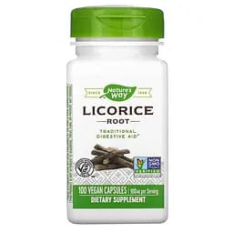 Натуральная добавка Nature's Way Licorice Root 100 вегакапсул