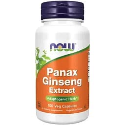 Натуральна добавка Now Panax Ginseng 500 mg 100 вегакапсул