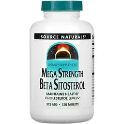 Бета-ситостерол комплекс Source Naturals Beta Sitosterol 375 мг 120 таблеток