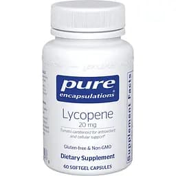 Лікопін Pure Encapsulations Lycopene 20 мг 60 капсул