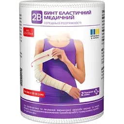 Бинт еластичний 2В середньої розтяжності 4 м x 10 см