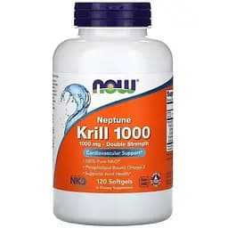 Жирні кислоти NOW Neptune Krill Oil 1000 mg, 120 капсул