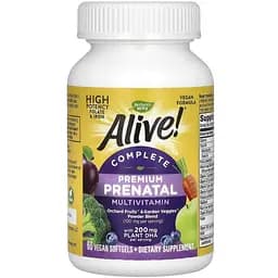 Вітамінно-мінеральний комплекс для вагітних Nature's Way Alive! Complete Premium Prenatal Multivitamin 60 капсул