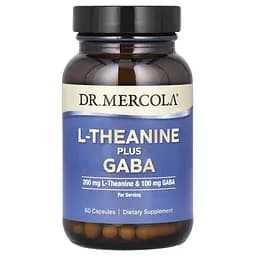 L-теанін з ГАМК Dr. Mercola L-Theanine Plus GABA 60 капсул