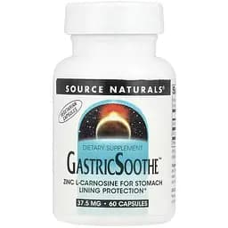 Цинк L-карнозин Source Naturals GastricSoothe™ 60 капсул - мініатюра 1