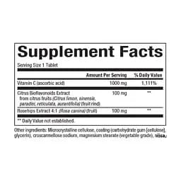 Вітаміни Natural Factors Vitamin C 1000 мг 90 пігулок - мініатюра 2