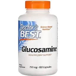Глюкозамін сульфат Doctor's Best Glucosamine Sulfate 750 мг 180 капсул