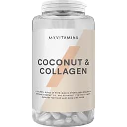 Натуральна добавка Myprotein Coconut and Collagen Unflavoured 60 капсул - мініатюра 1