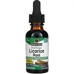 Корінь солодки Nature's Answer Licorice Root Fluid Extract Alcohol-Free 2000 мг 30 мл