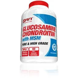 Препарат для суглобів і зв'язок San Glucosamine and Chondroitin with MSM 180 таблеток