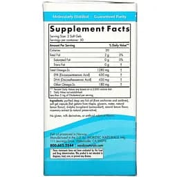 Риб'ячий Жир Nordic Naturals Ultimate Omega зі смаком лимона 1000 мг 60 м'яких капсул - мініатюра 3