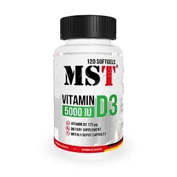 Вітамін D3 MST Nutrition Vitamin D3 5000 IU, 120 капсул