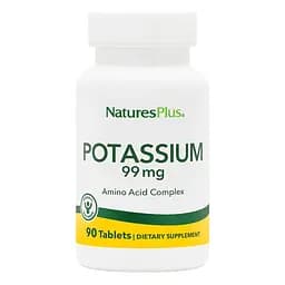 Вітаміни та мінерали NaturesPlus Potassium 99 mg 90 таблеток