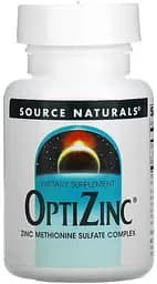 Витамины и минералы Source Naturals OptiZinc, 60 таблеток