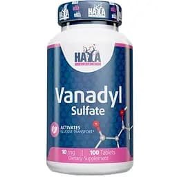 Ванаділ сульфат Haya Labs Vanadyl Sulfate 10 мг 100 таблеток (820251)