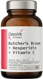 Натуральная добавка OstroVit Pharma Butcher's Broom + Hesperidin + Vitamin C, 60 капсул