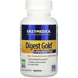 Натуральна добавка Enzymedica Digest Gold + Probiotics 90 капсул
