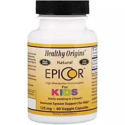 Природний захист імунітету для дітей Healthy Origins EpiCor 125 мг 60 гелевих капсул
