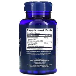 Глюкозамін та хондроїтин Life Extension Glucosamine/Chondroitin, 100 капсул для підтримки хрящів та суглобів - мініатюра 2