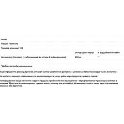 Цитиколін Jarrow Formulas 250 мг 120 капсули - мініатюра 3