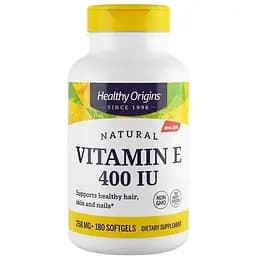 Вітаміни та мінерали Healthy Origins Vitamin E 400 IU 180 капсул