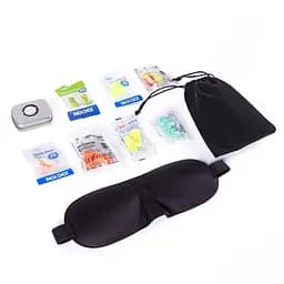 Подарочный набор мужской | Маска для сна + чехол + беруши для мужа, парня, брата, друга, папы, начальнику на день рождения, праздник, годовщину (1043-02)