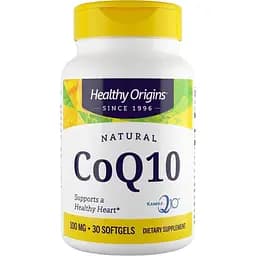 Натуральна добавка Healthy Origins CoQ10 Kaneka Q10, 100 mg 30 капсул