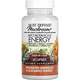 Гриби для посилення життєвої енергії Fungi Perfecti MycoBotanicals Energy 60 капсул