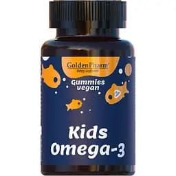 Омега 3 для дітей Golden Pharm веганський мармелад 60 шт.