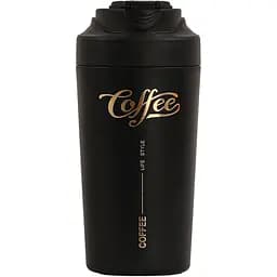 Термочашка Coffee 480 мл з керамічною колбою, чорний Yiwu HP-14-14B