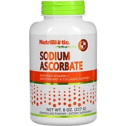 Аскорбат натрію NutriBiotic Sodium Ascorbate Powder 227 г