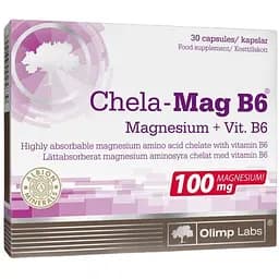 Витамины и минералы Olimp Chela-Mag B6 30 капсул