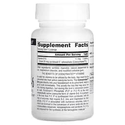 Вітаміни та мінерали Source Naturals Coenzymated Vitamin B6 25 mg, 30 льодяників - мініатюра 2