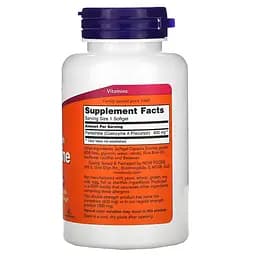 Вітаміни та мінерали NOW Pantethine Double Strength 600 mg, 60 капсул - мініатюра 2