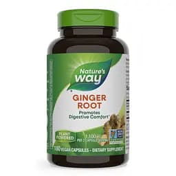 Натуральна добавка Nature's Way Ginger Root 550 mg, 180 вегакапсул - мініатюра 1