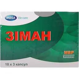 Капсули Mega Зіман для репродуктивної системи 3 блістери по 10 шт. (5082001)