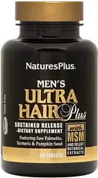 Вітаміни та мінерали Natures Plus Ultra Hair Men's, 60 таблеток