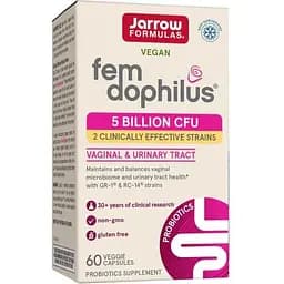 Пробіотики і пребіотики Jarrow Formulas Fem Dophilus 5 billion CFU 60 вегакапсул
