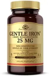 Витамины и минералы Solgar Gentle Iron 25 mg, 180 вегакапсул
