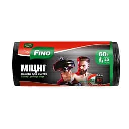 Пакети для сміття Fino Міцні 60 л 40 шт.