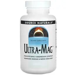 Магній Ультра Source Naturals Ultra-Mag 60 таблеток