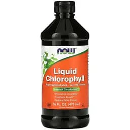 Натуральна добавка Now Liquid Chlorophyll 473 мл