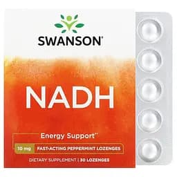 Харчова добавка Swanson NADH 10 мг 30 пастилок