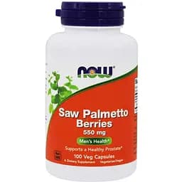 Со Пальметто Now Foods Saw Palmetto ягоди 550 мг 100 капсул