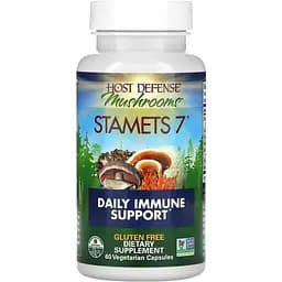 Щоденна підтримка імунітету комплекс із 7 грибів Fungi Perfecti Stamets 7 Daily Immune Support 60 вегетаріанських капсул