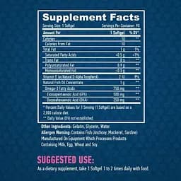 Омега-3 висококонцентрована Haya Labs Ultra Omega 3, 90 гель капсул - мініатюра 3