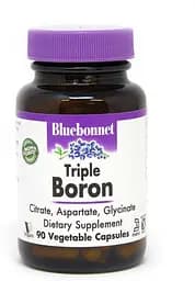 Вітаміни та мінерали Bluebonnet Triple Boron 3 mg, 90 вегакапсул