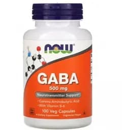 Габа 500 мг у капсулах №100 Now Foods Gaba