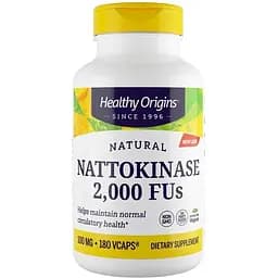 Натуральна добавка Healthy Origins Nattokinase 100 mg 180 вегакапсул